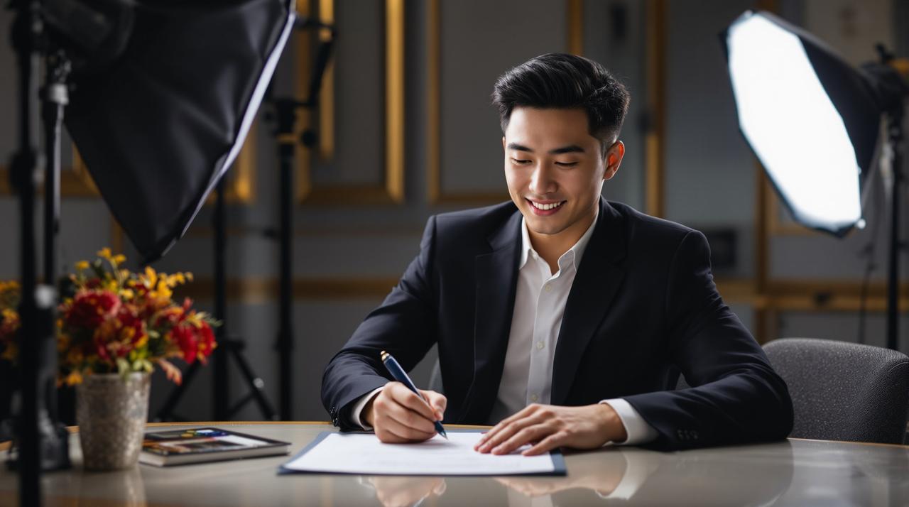 新生代演员苏晨正式签约日韩欧美精品，开启全新艺术征程